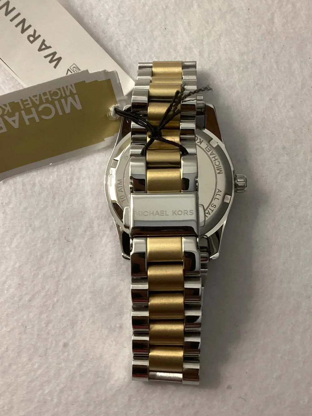 Michael Kors Lexington Lux Multifunction Two-Tone Stainless Steel Watch, 34mm